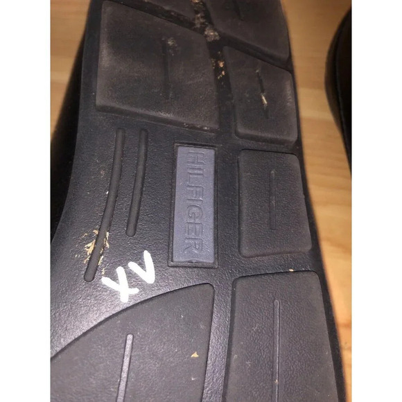 Tommy Hilfiger Men's Black Penny Loafer Shoes Size 10 Wide excellent condition - Picture 6 of 10